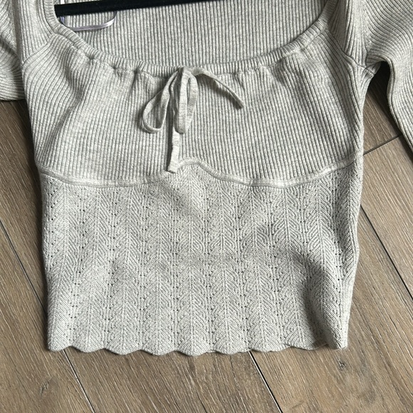 Grey long sleeve top - Picture 2 of 4